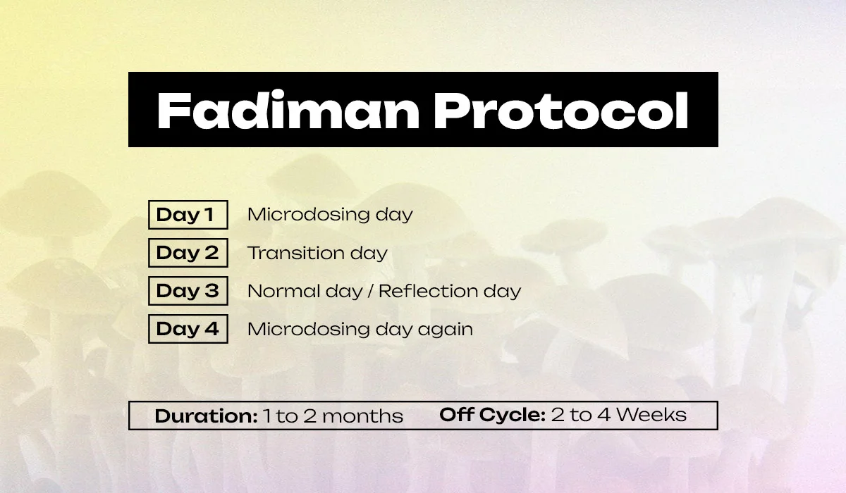 Fadiman Protocol Schedule